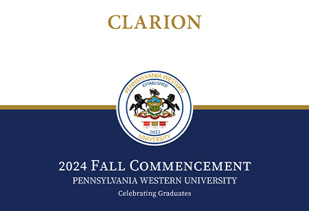 Clarion 2024 Fall Commencement