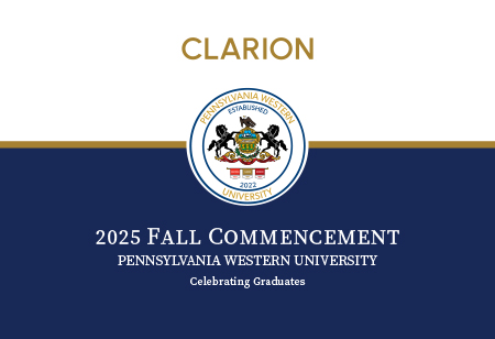 Clarion 2025 Fall Commencement