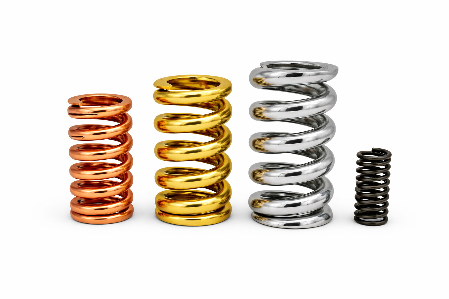 Custom Plated Compression Springs