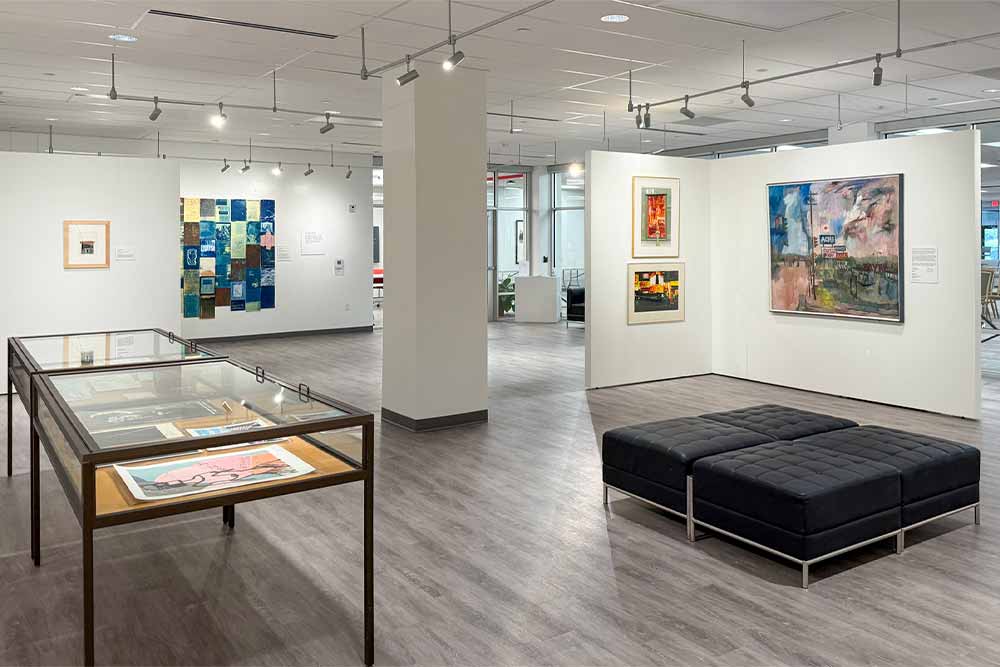 PennWest Edinboro MFA exhibition celebrating 50 years of creative achievement and alumni impact in art and education.