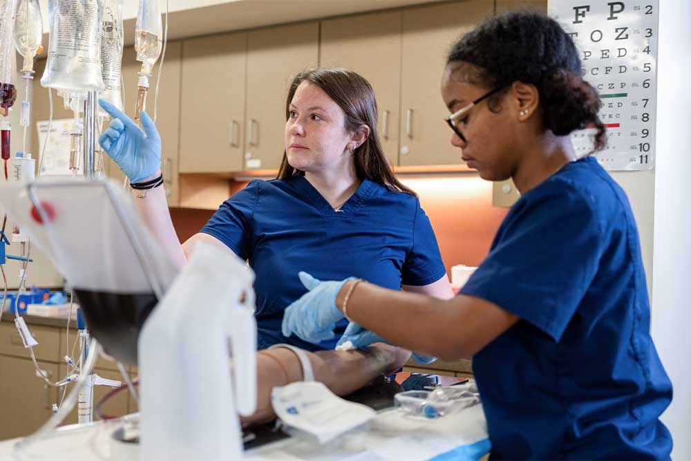 PennWest students participating in healthcare education opportunities through the LECOM partnership.