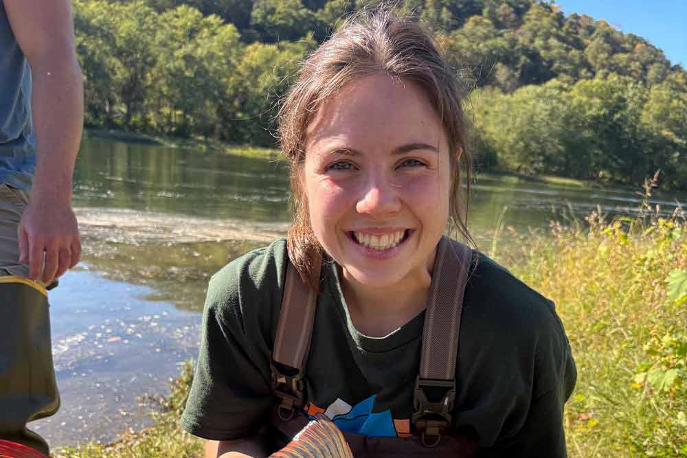 PennWest Clarion student Sarah Love discovering purpose through hands-on experiences, mentorship and academic exploration.