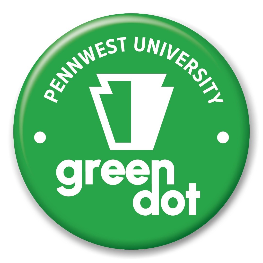 PennWest Green dot logo