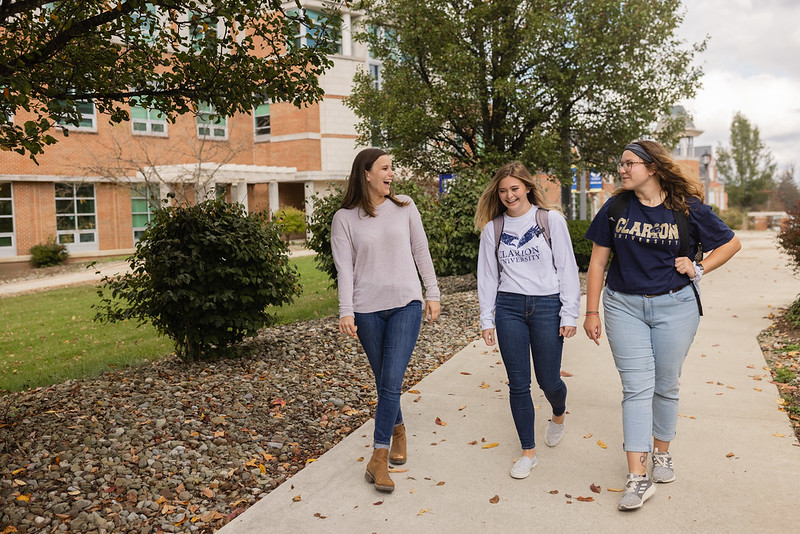 PennWest Students Walking to class