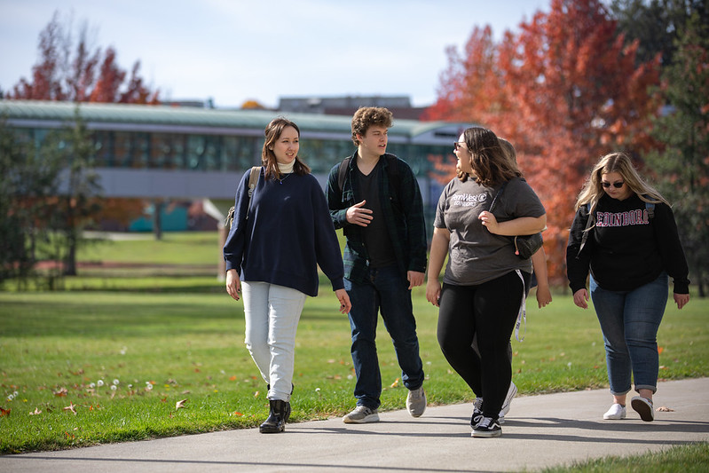 PennWest Students Walking to class