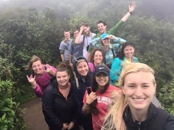 PennWest students in Monteverde, Costa Rica