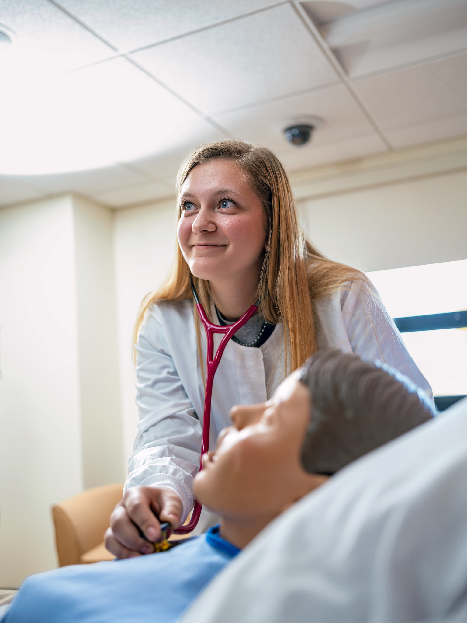 PennWest students in library