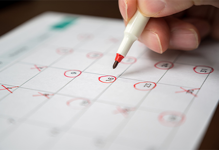 Mark your calendar image