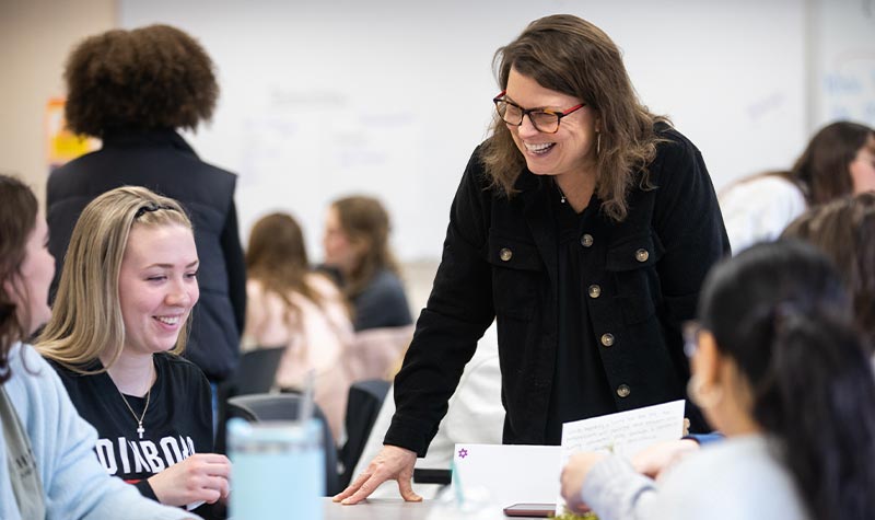 students learning in the classroom