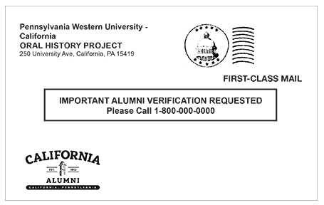 PCI California Postcard Example