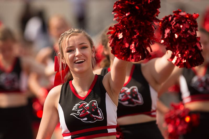 PennWest California cheerleader.