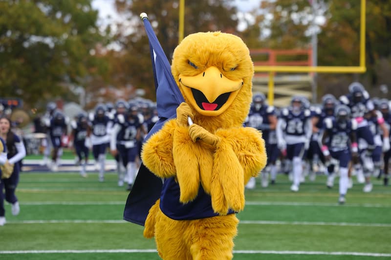 Ernie the Eagle, the PennWest Clarion mascot