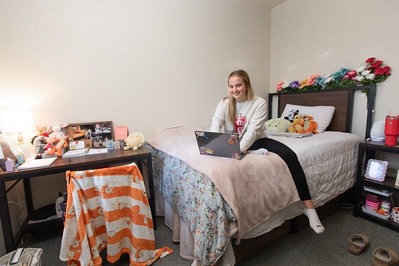 PennWest Edinboro students in a residence hall.