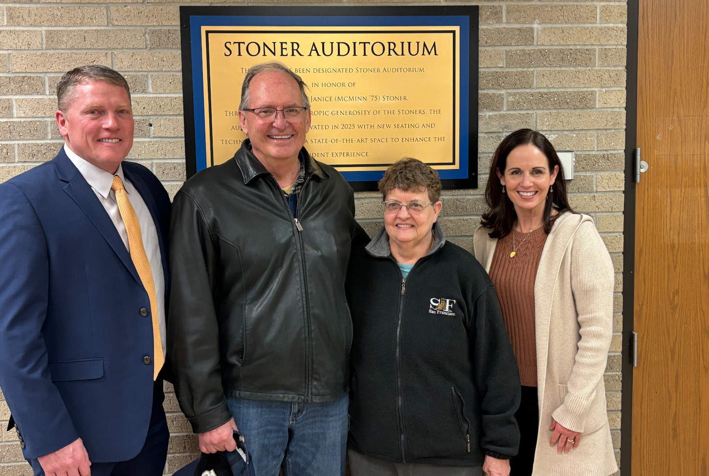 Jon and Kristy Anderson with John and Jan Stoner