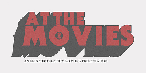 Edinboro Homecoming Logo 2026 At the Movies