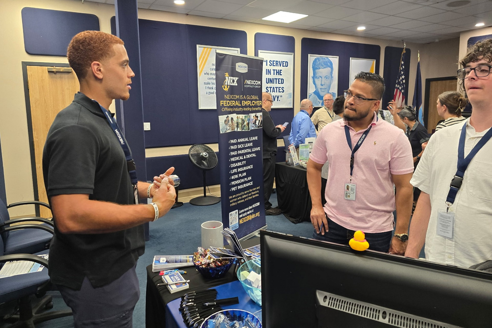 Eric Gibson is gaining hands-on experience through an internship with NEXCOM