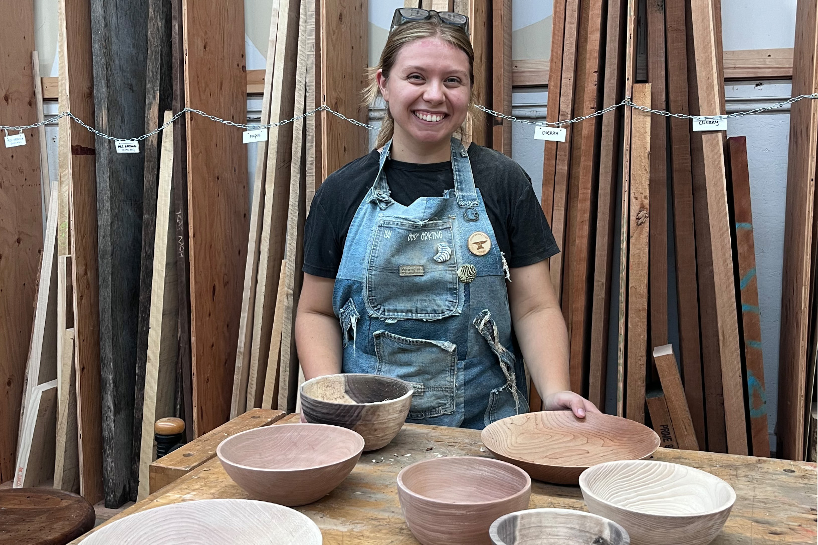 PennWest honors student Jade Hanas expands her woodworking skills, creative perspective through immersive summer workshops