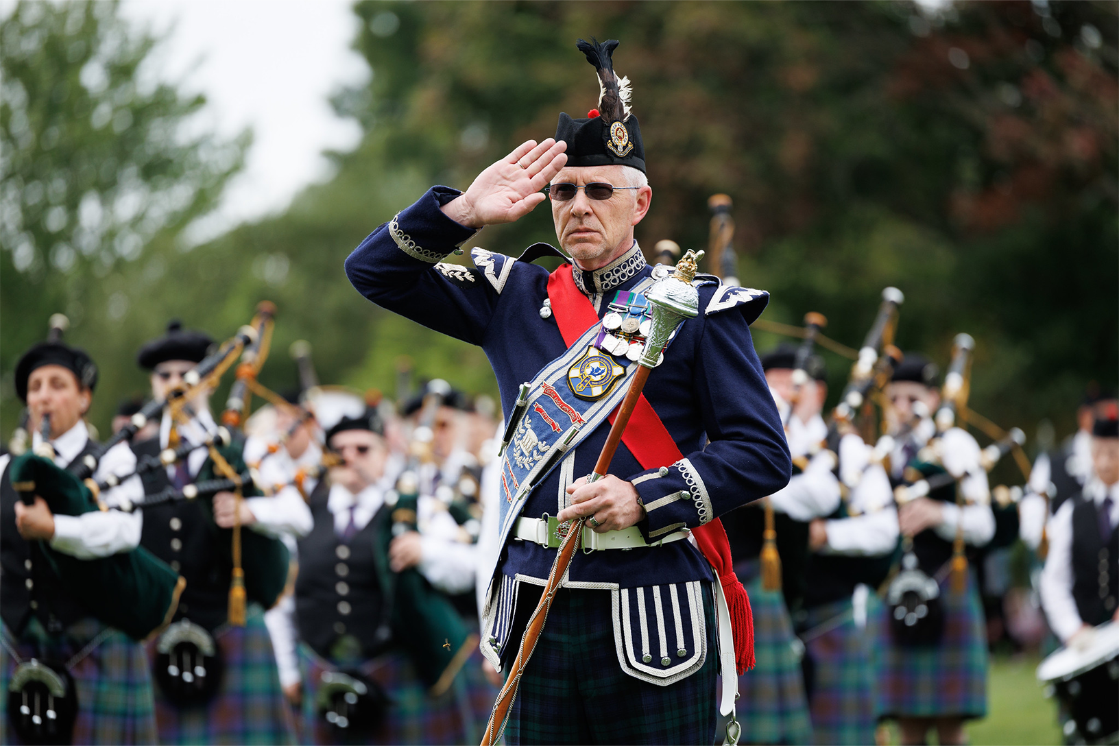 Highland Games massed bands
