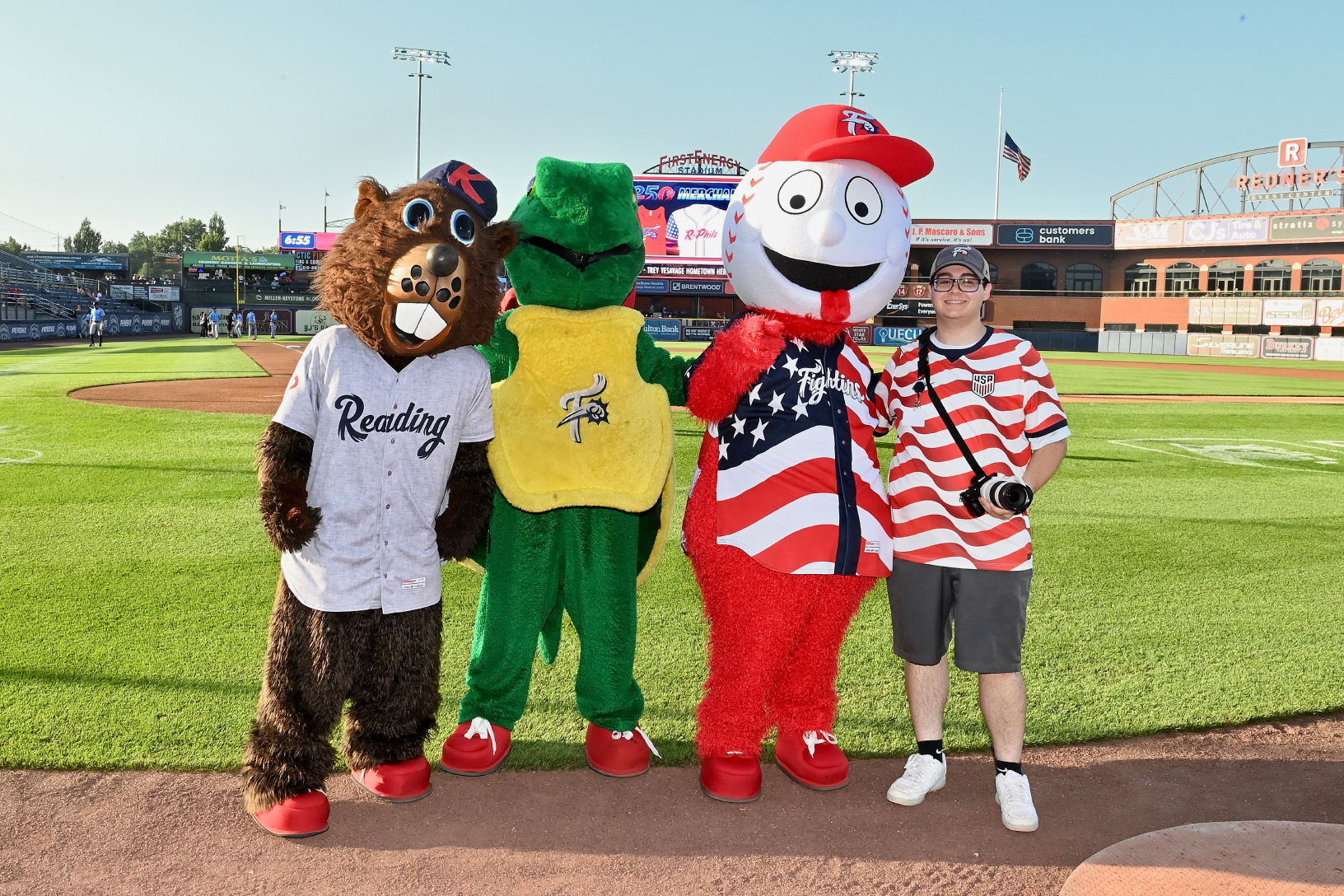 PennWest California student Nate Kurtz is gaining hands-on experience through an internship with the Reading Fightin Phils.