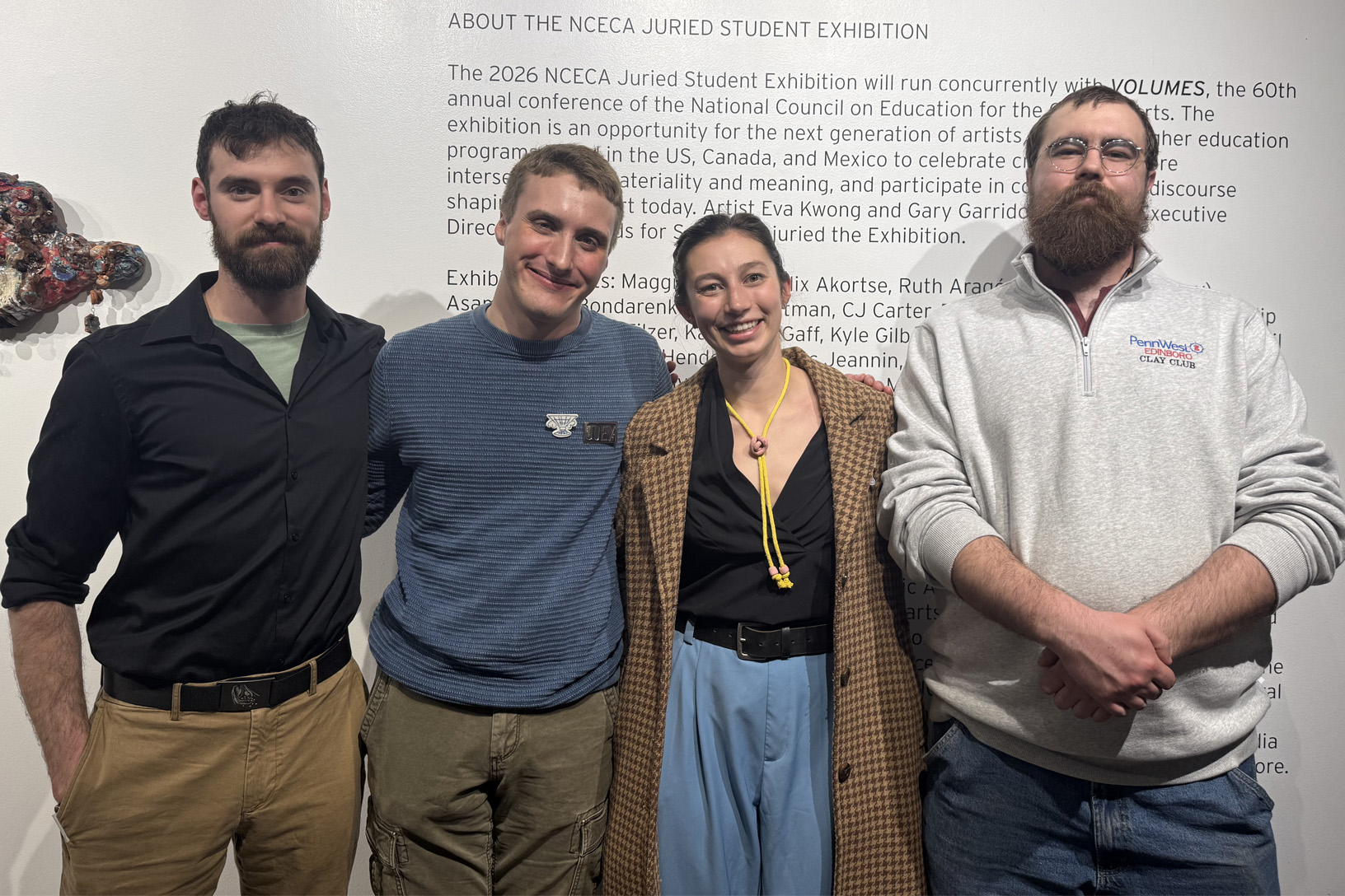 MFA students at NCECA