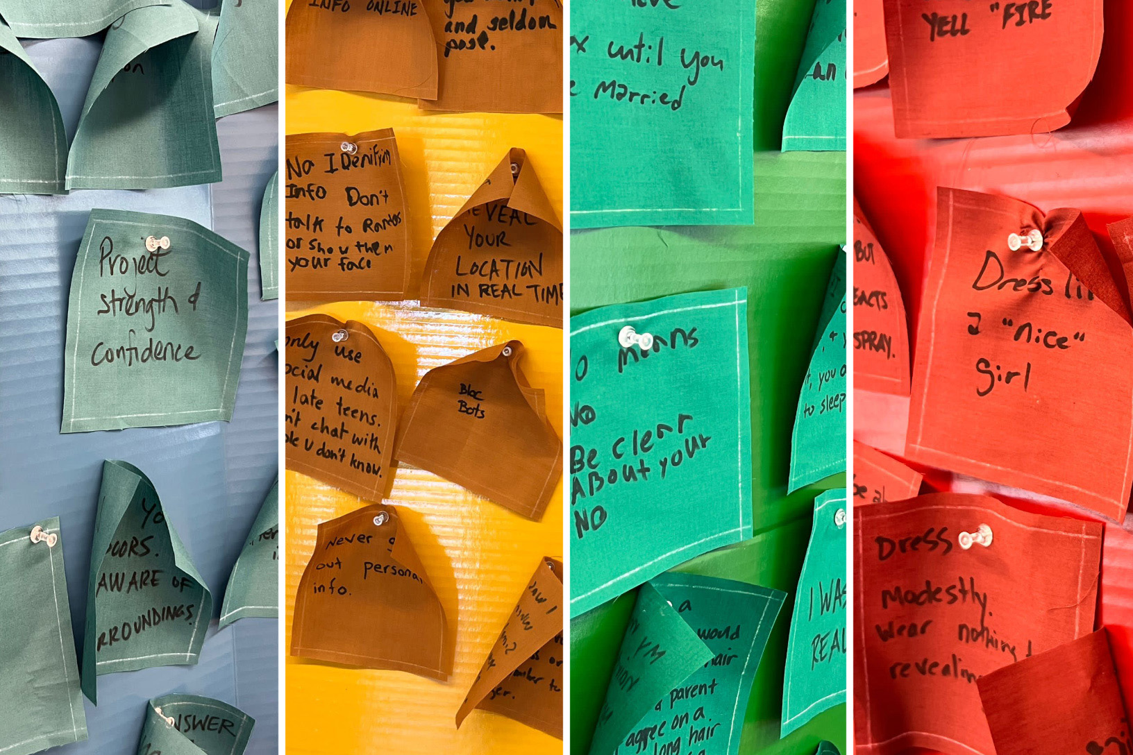 Gender perception of safety information squares
