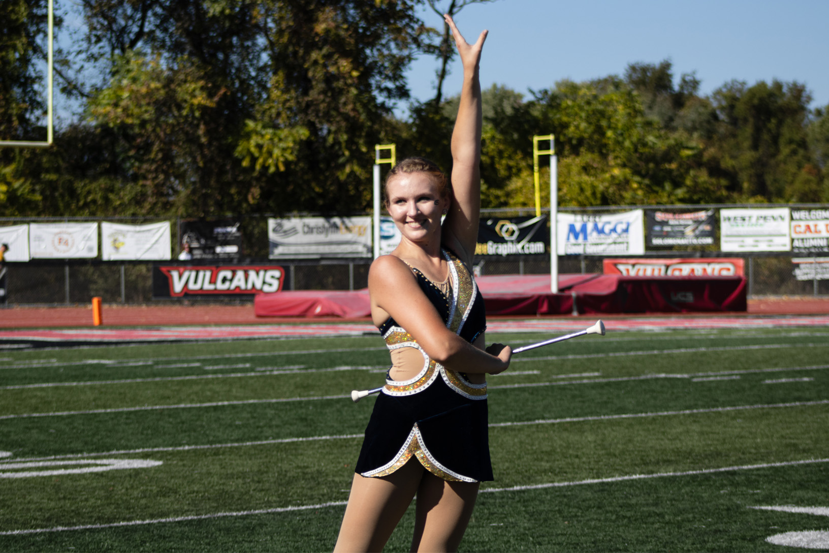 Ashley Paulisick has earned Tau Beta Sigma’s highest student honor, The Baton Leadership Award