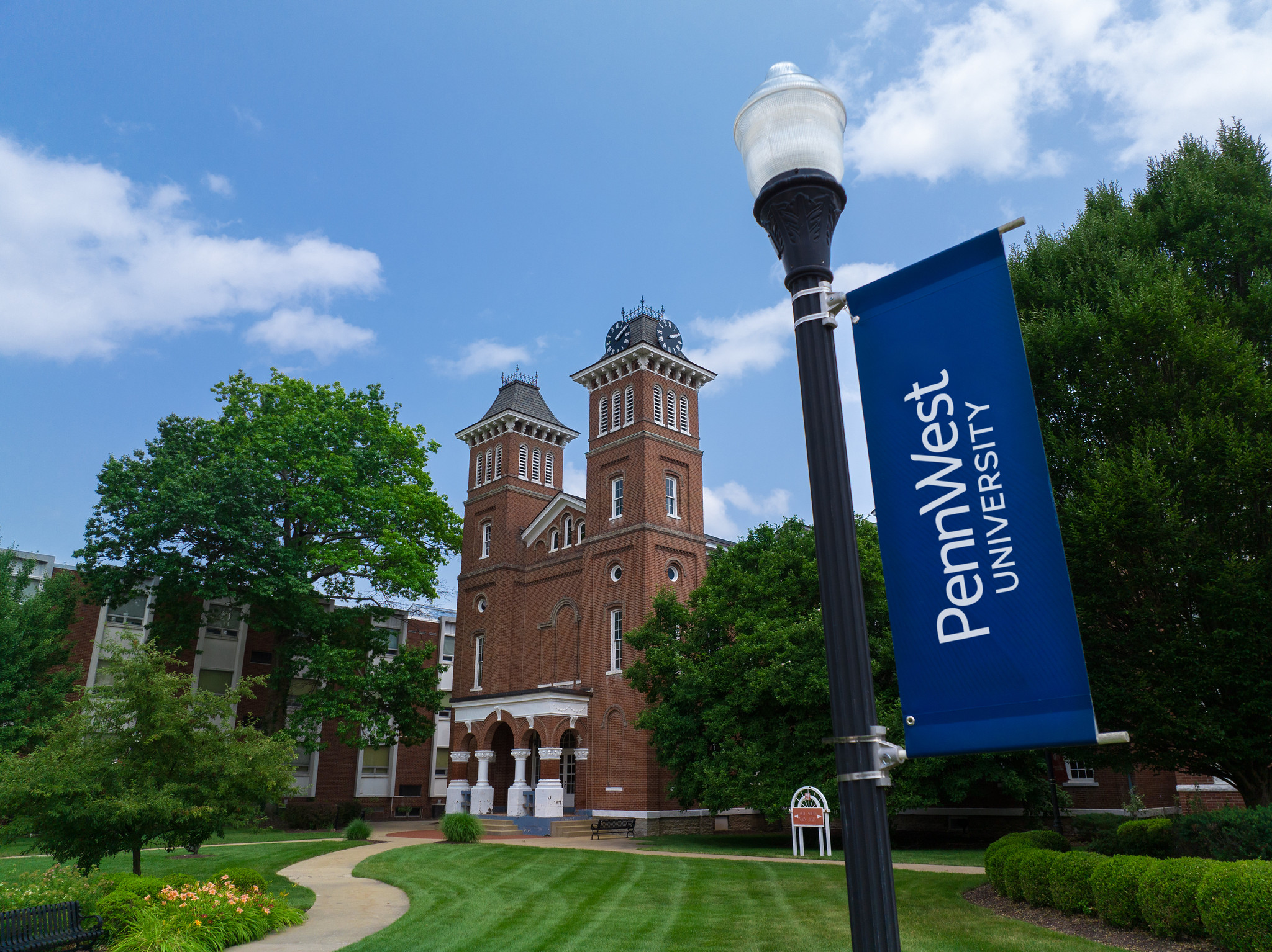 outdoor photo of pennwest campus