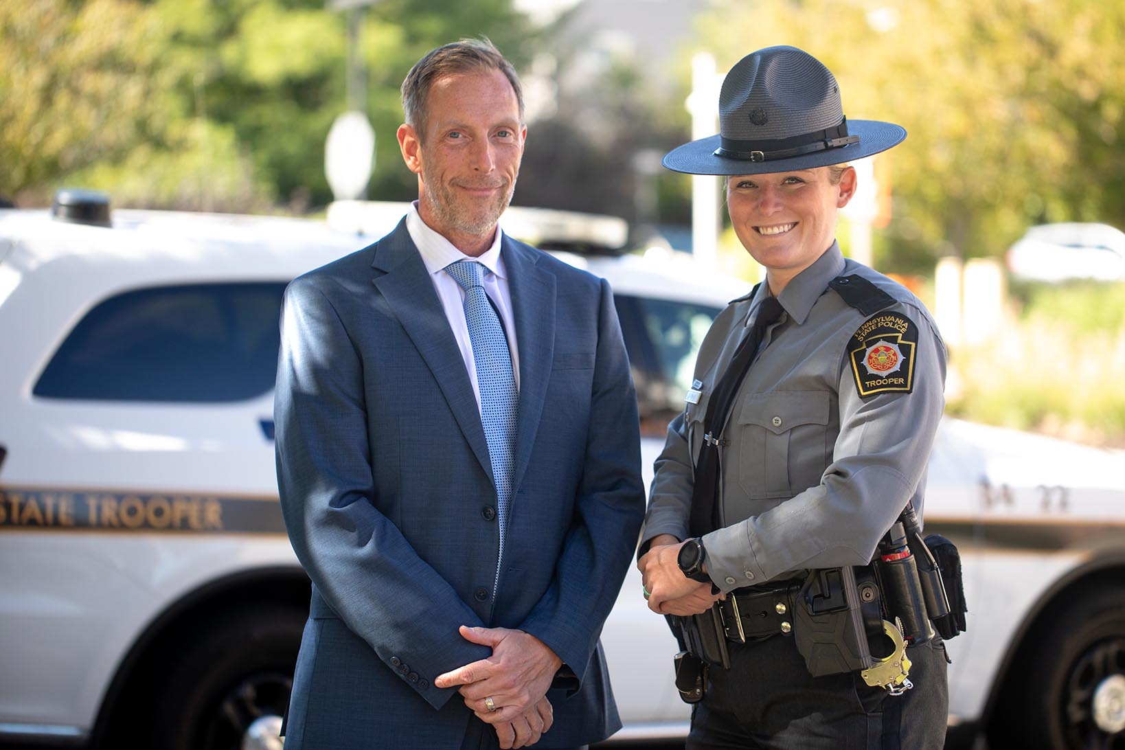 pennwest professor and state trooper