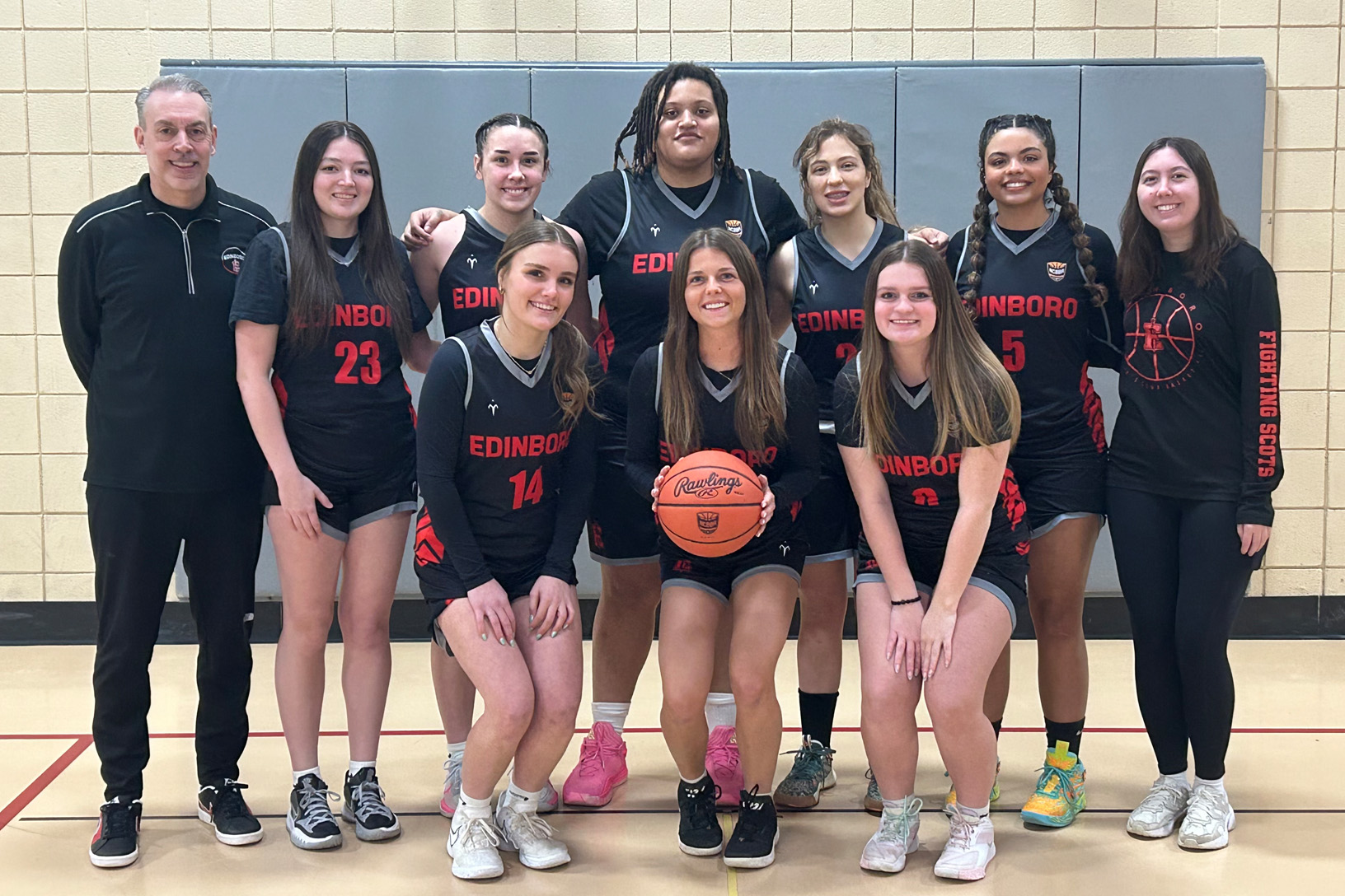 Edinboro Women's Club Basketball team