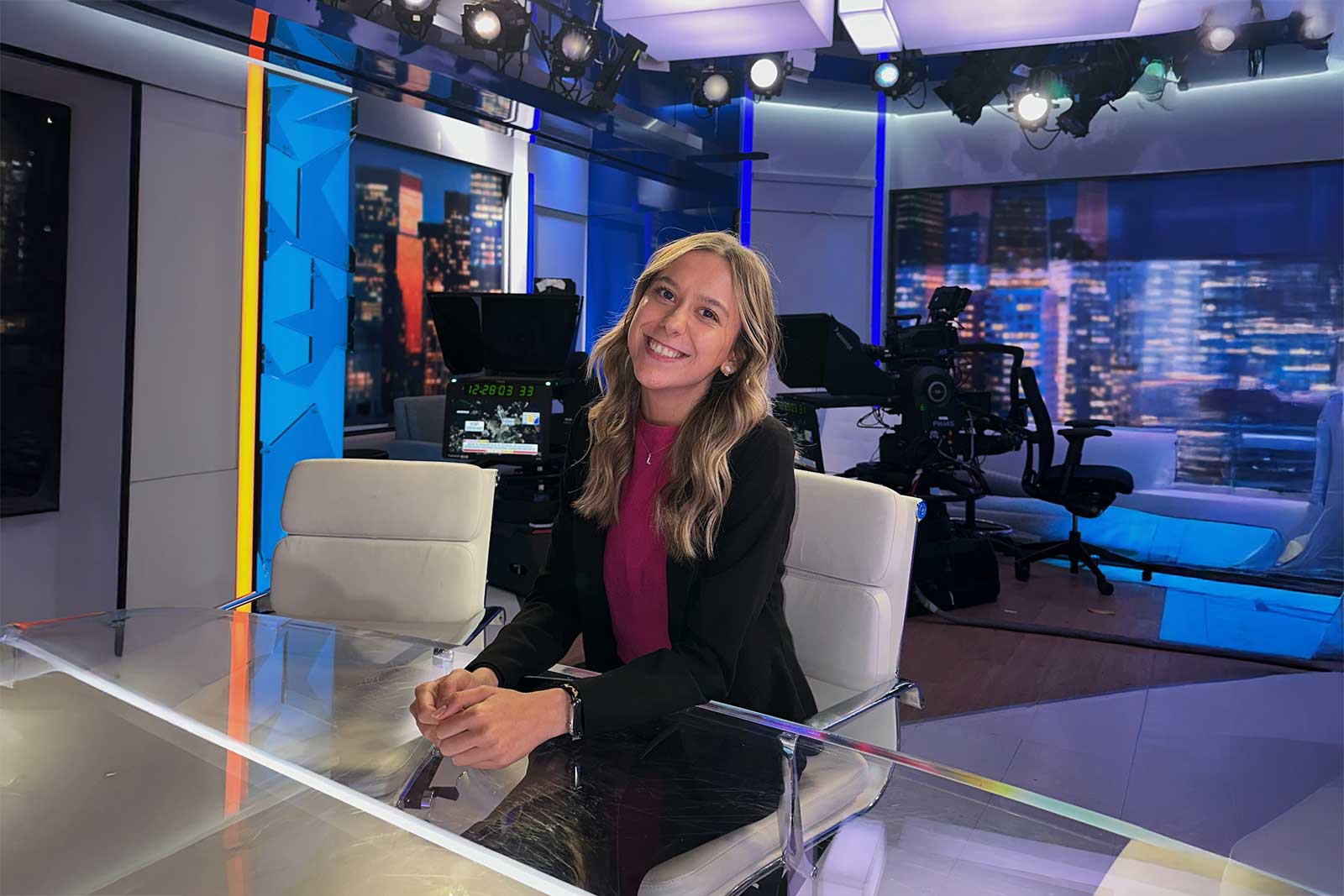 Lauren Bryant on the PennWest California campus.